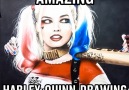 Amazing Harley Quinn Drawing