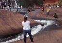 Amazing natural slide at Tham Phra waterfall Credit ViralHog