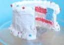 American Flag Cake