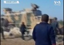 Amerika&Sesi - Kobani&Türk devriye tanklarına taşlı protesto Facebook