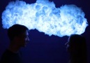 An awesome handmade cloud lamp