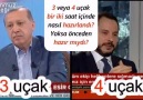 Ancak darbeyi bilen ve planlayan birisi 4 farklı noktada uçak bekletir.