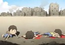Animasyon Video-Gazze sahilinde oyun oynarken şehit olan çocuklar!