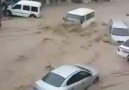 Ankara sokalarını sel aldı götürdü ! oha denilecek bir sel