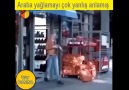 Araba yağlamayı çok yanlış anlamış