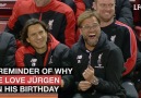 A reminder of why we love Klopp on his birthday