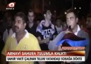 Arhavi'de Sahura tulumla kalkılır