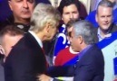 Arsene Wenger ve Jose Mourinho birbirine girdi..