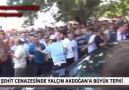 Asker cenazesinde Yalçın Akdoğan'a ve AKP'ye büyük tepki