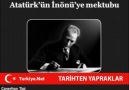 Atatürk'ün İnönü'ye Mektubu