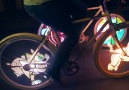 Attachment turns bike into LED display