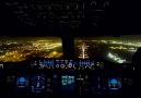 Atterraggio notturno al Dubai Airport con Emirates Airbus A380