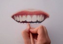 Awsome mouth drawing by EmmyKalia