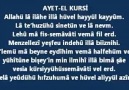 AYET-EL KÜRSİPaylaşalım herkes okusun.