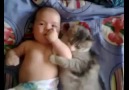 Baby and Cat Love Each Other!