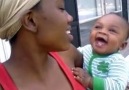 Baby Cant Stop Laughing as his Aunt Spits SeedsCredit storyful