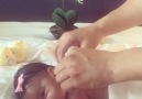 Baby Gets Tiny Massage