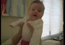 Baby goes crazy when Dad Farts