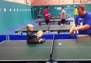 Baby Plays Ping Pong!