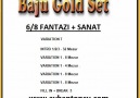 BAJU GOLD SET - BAJU GOLD 68 FANTAZI SANAT Facebook