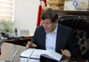 Bakan Davutoğlu'nun Belediye Şeref Defterine Yazısı