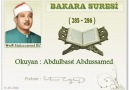 Bakara Suresi Abdulbasıt Abdussamed