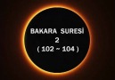 2.BAKARA SURESİ [102~104.AYETLER]