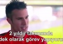 Bakın bu video bir efsanedir Kendisiyle röportaj yapılan Van Persie