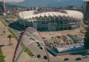 . . Batumi Football Stadium. 16th month of construction