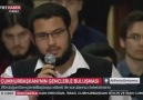 Bayırbucaklı gençten Erdoğana teşekkür.