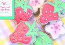 Beautiful Strawberry Cookies