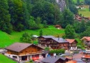 Beautiful Town Lauterbrunnen In Switzerland