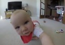 bebeğin GoPro kamerayla tanışma anı :)