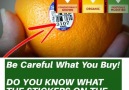 Be Careful What You Buy! Do You Know What The Stickers on The Fruits Mean