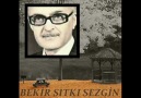 BEKİR SITKI SEZGİN - Nigâh-ı mestine canlar dayanmaz