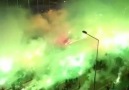 Beşiktaş maçı öncesi Konyaspor taraftarından takıma meşaleli k...