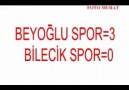 BEYOĞLU SPOR =3 ŞANLIURFA BİLECİK SPOR =0