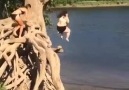 BIG Girl Fails At The Rope Swing