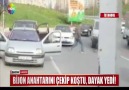 BİJON ANAHTARINI ÇEKİP KOŞTU DAYAK YEDİ!