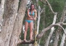 Bikini Rope Swing Fail  Michelle Jenneke's Bad Swing