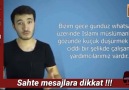 Bıktık usandık artık gelen sahte mesajlar dan !!