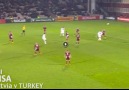 Bilal'in Letonya'ya attığı gol