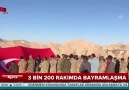 3 bin 200 rakımda bayramlaşma