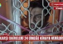 Bir daireyi 24 erkeğe kiraya verdiler