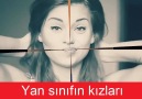 Bizim sınıfın ve yan sınıfın kızları.