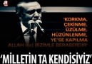 "Biz milletin ta kendisiyiz"