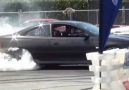 Black CV8 Monaro Burnout at Springnats