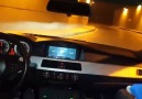 BMW M5 sounding good and getting sideways in a tunnel.