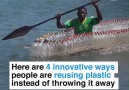 Boats and houses. Read more about plastic innovation