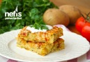 Börek Tadında Fırında Patates Mücver Tarifi )